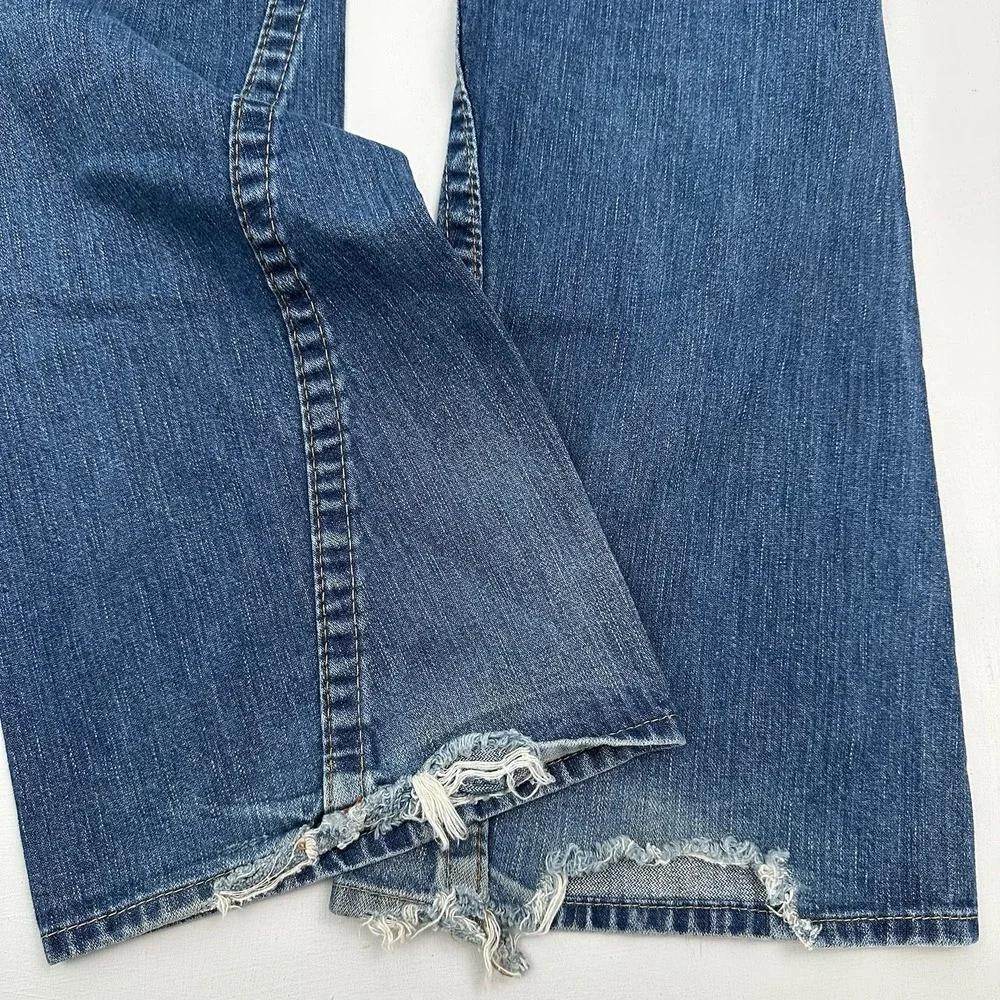 VTG Y2K True Religion Joey Jeans Twisted Flare Men 31x33 Distressed Flap Pockets